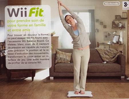 publicité Wii Fit